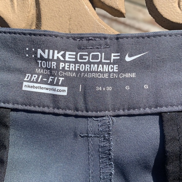 5/$30 Nike Golf Tour Performance Dri-Fit SIZE 34/30 Like New!!gray. - Picture 7 of 10